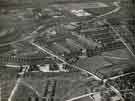 View: s46265 Aerial view of Tinsley showing (bottom left) Tinsley Munitions Huts and Tinsley Infants School