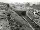 Land behind (left) Aston Street looking West towards Bernard Road 