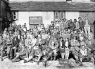 Possibly the Clarion Ramblers outside the Barrel Inn, Bretton, Eyam 