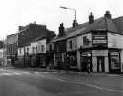 West Street showing (r. to l.) No. 187 Ariston Ltd., tobacconists, No. 185 John W. Hempstock, saddlers, No. 183 Billy's, hardware dealers, No. 181 Harvest Fruit and Flowers, No. 179 Marjorie Dalton Ltd., hairdressers