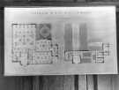 View: s46592 Architects drawing of a 'Proposed Divisional Library' at the Town Planning Exhibition, 19th July - 31th August, 1945, No. 3 Gallery, Graves Art Gallery, Surrey Street