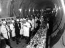 Guests at the underground opening of the Don Valley Intercepting Sewer Stage 1 