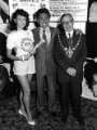 Lord Mayor, Councillor Roy Munn (1st right) at event promoting the Living Legends, City Hall 