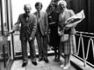 Opening of Wortley Area Housing Office showing (1st left) Councillor Dr. Peter Morgan Newton Jones, Lord Mayor; (2nd left) Councillor Clive Betts and (4th left) Mrs Kathleen Jones, JP., Lady Mayoress