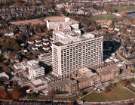 View: s46925 Construction of the Royal Hallamshire Hospital showing (back centre) the Charles Clifford Dental Hospital