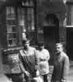 Stephen, Joyce and Ron Birch outside the Butcher's Wheel Workshop, Arundel Street Stephen, Joyce and Ron Birch outside the Butcher's Wheel Workshop, Arundel Street
