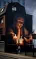 Sheffield Photographic Society Collection: Street art, [No. 66] London Road
