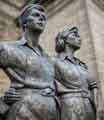 Sheffield Photographic Society Collection: Women of Steel sculpture by Martin Jennings, outside City Hall, Barker's Pool Sheffield Photographic Society Collection: Women of Steel sculpture by Martin Jennings, outside City Hall, Barker's Pool