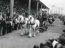 South Yorkshire County Council (SYCC): Parade of horse drawn carriages, Pageant of the Horse, c.1977 South Yorkshire County Council (SYCC): Parade of horse drawn carriages, Pageant of the Horse, c.1977