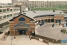 Pond Street Bus Station, Sheffield [Transport] Interchange / Archway Shopping Centre showing (left) Royal Mail Sorting Office, Pond Hill and Heriot House and (back) Hyde Park and Park Hill Flats