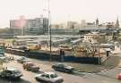 View from Sheaf Street of Pond Street Bus Station, Sheffield [Transport] Interchange showing (left) Sheffield Hallam University