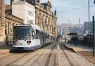 Supertram No. 10 at Fitzalan Square / Ponds Forge Supertram stop, Commercial Street showing (centre left) Canada House (the old Gas Company offices) Supertram No. 10 at Fitzalan Square / Ponds Forge Supertram stop, Commercial Street showing (centre left) Canada House (the old Gas Company offices)