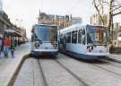 Supertram Nos. 23 and 19 on Church Street