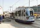 Supertram 04 at Castle Square Supertram stop