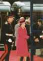 Meeting Queen Elizabeth II at unidentified royal visit (in connection with South Yorkshire Passenger Transport Executive)