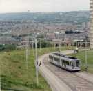 Supertram No. 25 on Park Grange Road Supertram No. 25 on Park Grange Road