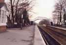 Passenger footbridge, Thorne North Railway Station, near Doncaster Passenger footbridge, Thorne North Railway Station, near Doncaster