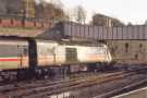 Inter City 125 diesel locomotive leaving Sheffield Midland railway station Inter City 125 diesel locomotive leaving Sheffield Midland railway station