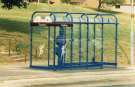 South Yorkshire Passenger Transport Executive (SYPTE). Bus shelter and stop, Rotherham South Yorkshire Passenger Transport Executive (SYPTE). Bus shelter and stop, Rotherham