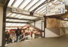 South Yorkshire Passenger Transport Executive (SYPTE). Staircase leading to footbridge, Sheffield Midland railway station