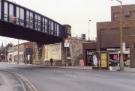 South Yorkshire  Passenger Transport Executive (SYPTE). Railway bridge at Chapeltown Railway Station, Lound Side
