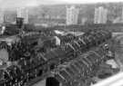 View: t02290 Elevated view of St. Stephen's Church and Martin Street Flats, Netherthorpe