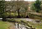 View from Smithy Bridge Road of (right) Mill Lee Road and (top centre) Bradfield Parish Council Offices, Low Bradfield
