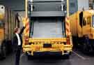 Rear of refuse lorry, Cleansing Services Department, Sheffield City Council