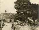View: t11759 Outbuildings, possibly old cowshed or barn, at Fulwood.