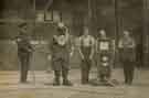 Sheffield Fire Service firemen training with diving equipment