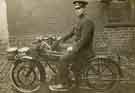 Sheffield Fire Service fireman on motorbike