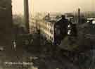 Aftermath of a fire at Charles T. Skelton and Co., Sheaf Bank Works, edge tool manufacturers, Prospect Road, Heeley
