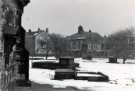 Hill Top burial ground, Attercliffe Common looking towards (centre) Attercliffe Pavilion Cinema