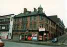 North Church Street from (foreground) West Bar showing former premises of Walpamur Co. Ltd., paint manufacturers,  Nos. 57 - 59 West Bar