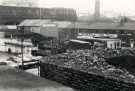 View of (centre) Shortall Ltd., upholsterers, and (foreground) E. Bonsall, steel and non ferrous metal merchants, No. 13 Maltravers Street