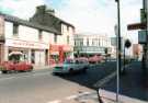 Shops on Holme Lane showing (l. to r.) No. 8 F. Wilson, butchers and confectioners, No. 6 Bens and Nos. 2 - 4 Eve's, fruiterer 