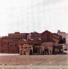 View of cleared site (latterly Ponds Forge International Sports Centre), Wheel Hill looking towards (right) Pond Street View of cleared site (latterly Ponds Forge International Sports Centre), Wheel Hill looking towards (right) Pond Street