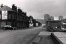 View: t12482 Hill Street looking towards (centre right) Lansdowne Flats