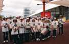 Children from Sheffield celebrating 'Our Town Story' at the Millennium Dome 