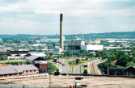 View of The Parkway showing (centre) the Bernard Road Incinerator and (left) Victoria Quays View of The Parkway showing (centre) the Bernard Road Incinerator and (left) Victoria Quays
