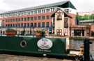 View: t12959 Victoria Quays/ Canal Basin, Sheffield and South Yorkshire Navigation showing the locks and Basin Masters Office in front of Navigation House