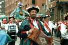 Folk musicians on Church Street during the Lord Mayors Parade 