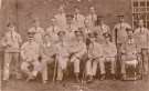 View: t13098 Wharncliffe War Hospital, 18 decorated men out of one ward