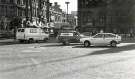 Junction of (right) Pinstone Street and (left) Fargate looking towards (top left) Surrey Street Junction of (right) Pinstone Street and (left) Fargate looking towards (top left) Surrey Street