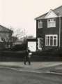 Postman delivering mail in Olivers Mount, Darnall Postman delivering mail in Olivers Mount, Darnall