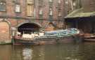 View: t13369 Barge in the Canal Basin, alongside the Terminal Warehouse, Victoria Quays