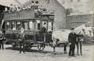 Horse drawn tram at Nether Edge depot