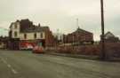Newhall Road showing (centre) former Adelphi Picture Theatre, Vicarage Road, Attercliffe