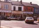 Shops on London Road showing (l. to r.) No. 204 Scottish Legal; Nos 200 - 202 John Mace Ltd., pet stores; No. 196 Hanwu, chinese takeaway and No. 194 Ted Williams (Sheffield) Ltd., tailors and gents outfitters
