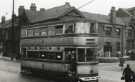 Tram No. 255, Sheffield Road, Tinsley. Tram No. 255, Sheffield Road, Tinsley.
